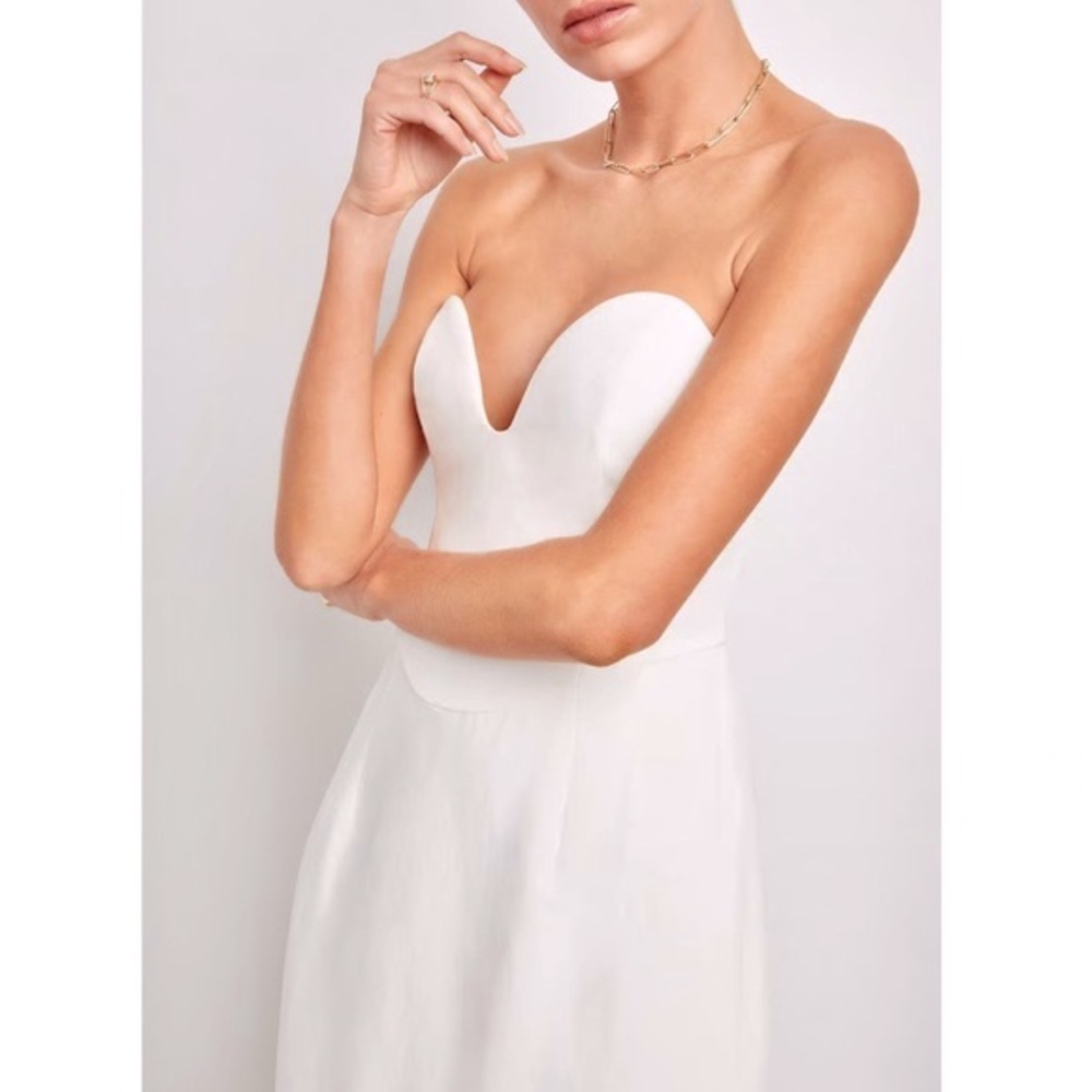 πΊπHPππΊ NWT Mara Hoffman Isla Midi Dress White - Picture 14 of 16